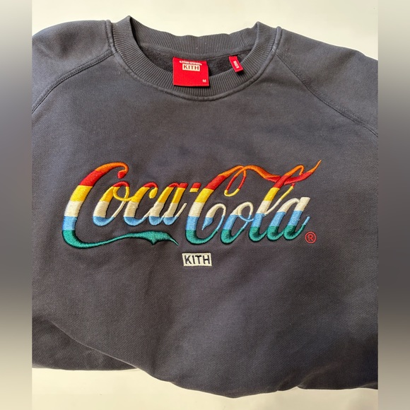 Kith | Shirts | Kith Mens Cocacola Rainbow Sweatshirt | Poshmark 
